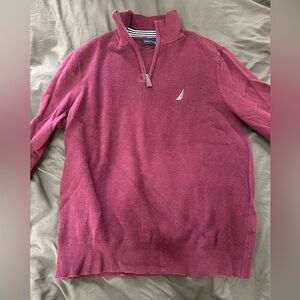 Burgundy Red Quarter Zip Sweater - H&M